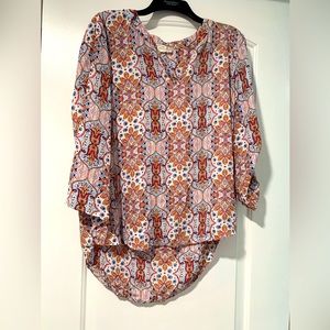 Pink Republic patterned blouse Size XL